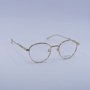 Bottega Veneta BV1016OA 002 Eyeglasses Gold 50mm Round Frame